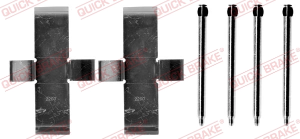 Accessory Kit, disc brake pad
